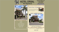 Desktop Screenshot of hotelcrisal.com.br
