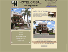 Tablet Screenshot of hotelcrisal.com.br
